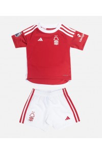 Fotbalové Dres Nottingham Forest Dětské Domácí Oblečení 2023-24 Krátký Rukáv (+ trenýrky)